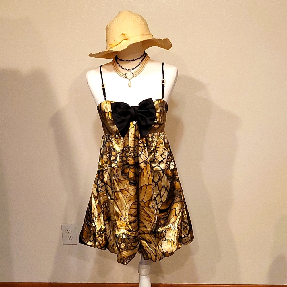 Baby Phat Animal Print Empire Waist Mini Dress